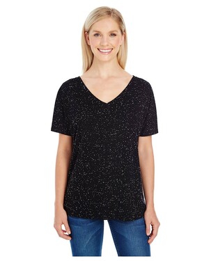Women's Tri-Blend Fleck V-Neck T-Shirt
