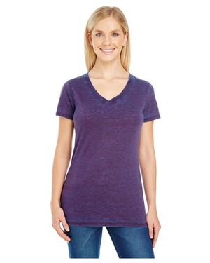 Women's Cross Dye V-Neck T-Shirt