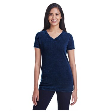 Women's Cross Dye V-Neck T-Shirt
