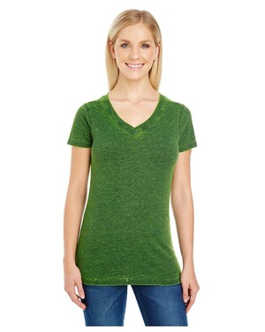 Women's Cross Dye V-Neck T-Shirt