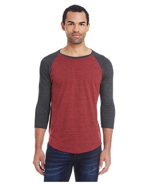 Triblend Three-Quarter Sleeve Raglan T-Shirt