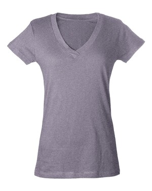 Women's Slim Fit Fine Jersey V-Neck T-Shirt
