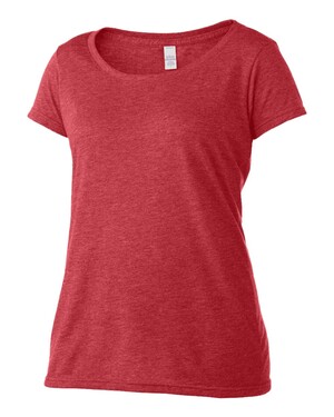Women's Poly-Rich Scoop Neck T-Shirt