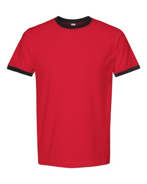 Tultex 246 Unisex Fine Jersey Ringer T-Shirt - T-ShirtWholesaler.com