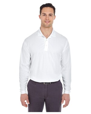 Cool & Dry Long Sleeve Mesh Piqué Polo