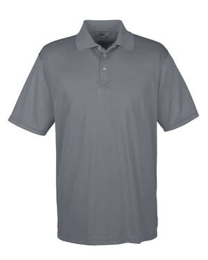 UltraClub Cool & Dry Sport Long-Sleeve Tee – Moisture-Wicking 100% Micro-Polyester, UPF 30+, Anti-Bacterial, Athletic Fit (Grey, Size L) - View #5