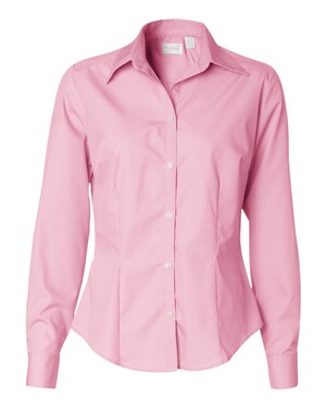 Women's Long Sleeve Silky Poplin