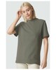 American Apparel 1PQ Pique Mockneck T-Shirt