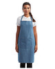 Artisan Collection by Reprime RP154 Recycled Bib Apron with Pocket