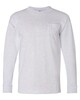 Bayside 8100 USA-Made Long Sleeve T-Shirt with a Pocket