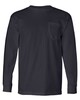 Bayside 8100 USA-Made Long Sleeve T-Shirt with a Pocket