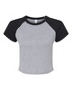Bella + Canvas 1201 Women's Micro Rib Raglan Baby T-Shirt