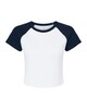 Bella + Canvas 1201 Women's Micro Rib Raglan Baby T-Shirt