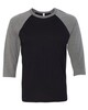 Bella + Canvas 3200 3/4-Sleeve Baseball T-Shirt