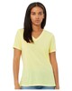 Bella + Canvas 6415 Women's Relaxed Triblend Short Sleeve V-Neck T-Shirt