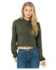 Bella + Canvas 7502 Women's Cropped Fleece Hoodie