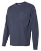 Comfortwash By Hanes GDH250 Garment Dyed Long Sleeve T-Shirt With a Pocket