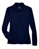 Core 365 78192 Women's Pinnacle Performance Long Sleeve Piqué Polo
