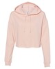 Independent Trading AFX64CRP Women's Lightweight Hooded Pullover Crop Sweatshirt