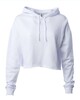 Independent Trading AFX64CRP Women's Lightweight Hooded Pullover Crop Sweatshirt