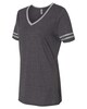 Jerzees 602WVR Triblend Women's V-Neck Varsity T-Shirt