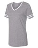 Jerzees 602WVR Triblend Women's V-Neck Varsity T-Shirt