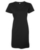 L.A.T. Apparel 3522 Women's V-Neck Fine Jersey T-Shirt Dress