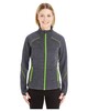 North End 78697 Women's Flux Mélange Bonded Fleece Jacket
