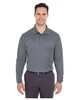 UltraClub 8210LS Cool & Dry Long Sleeve Mesh Piqué Polo