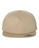 YP Classics 6502 Lightly-Structured 5-Panel Flat-Bill Snapback Hat