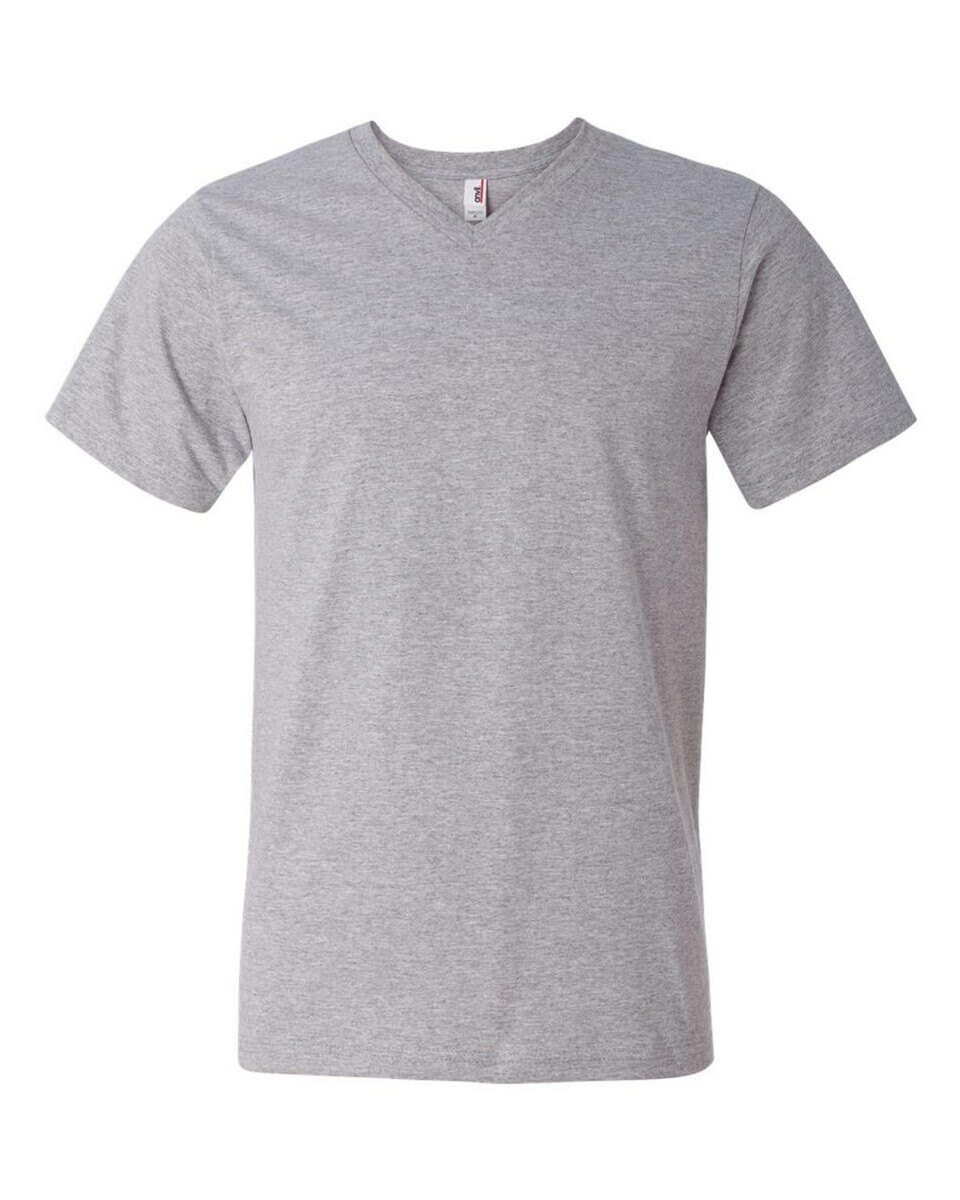 Anvil 982 Lightweight Ringspun V-Neck T-Shirt - T-ShirtWholesaler.com