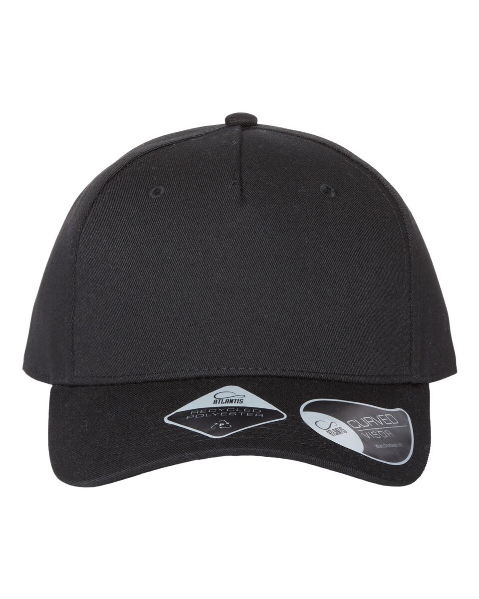 Atlantis Start Six Cappellino Baseball 6 Pannelli, Bianco, Taglia Unica, Chiusura In Velcro