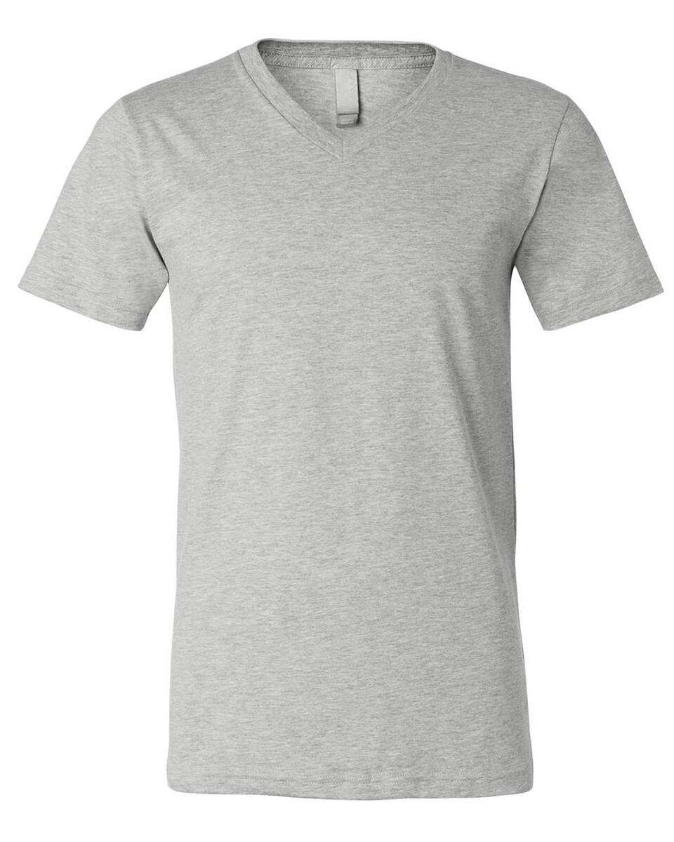 Bella + Canvas 3005CVC Unisex Heather CVC V-Neck T-Shirt - BlankApparel.com