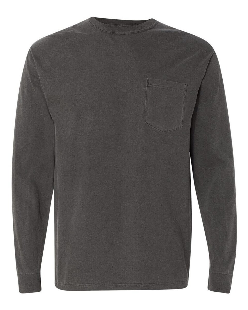 Comfort Colors 4410 Long Sleeve Pocket T-Shirt - BlankApparel.com