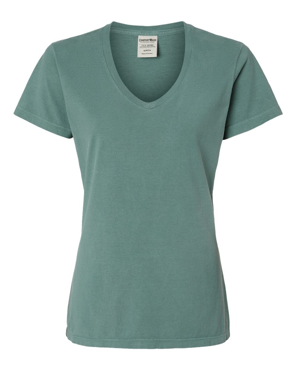 Hanes ComfortWash Vintage Pocket T-Shirt – Garment Dyed Soft Tee In Mint, Size Small - View #12