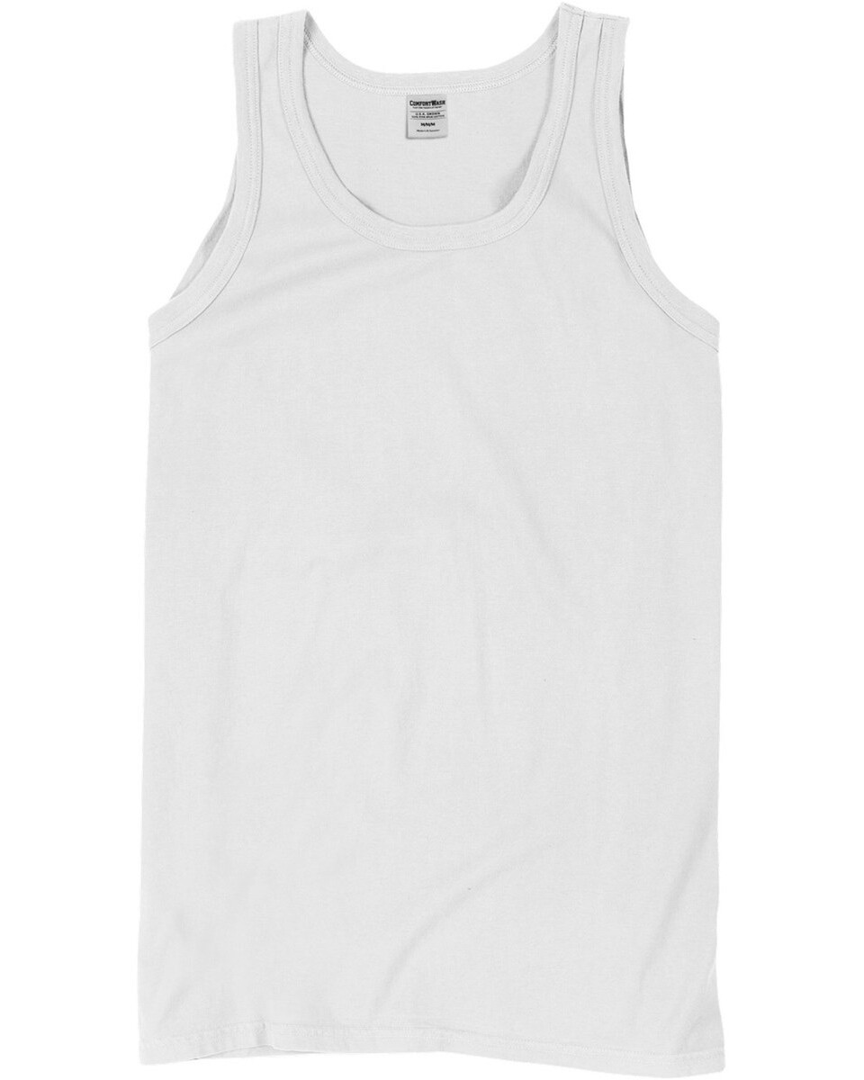 Comfortwash By Hanes GDH300 Garment Dyed Unisex Tank Top - BlankApparel.com