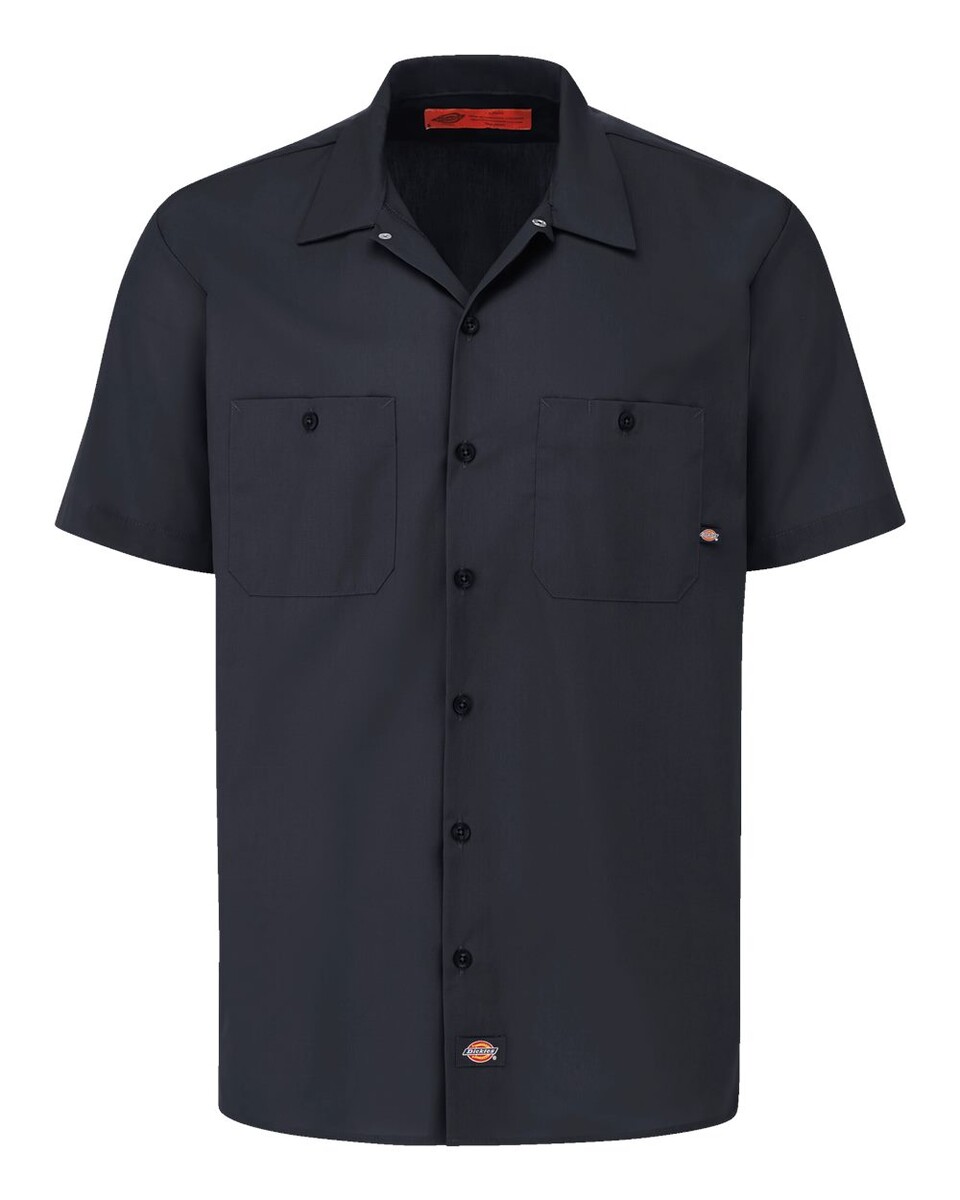 Dickies S535 Industrial Short Sleeve Work Shirt - BlankApparel.com