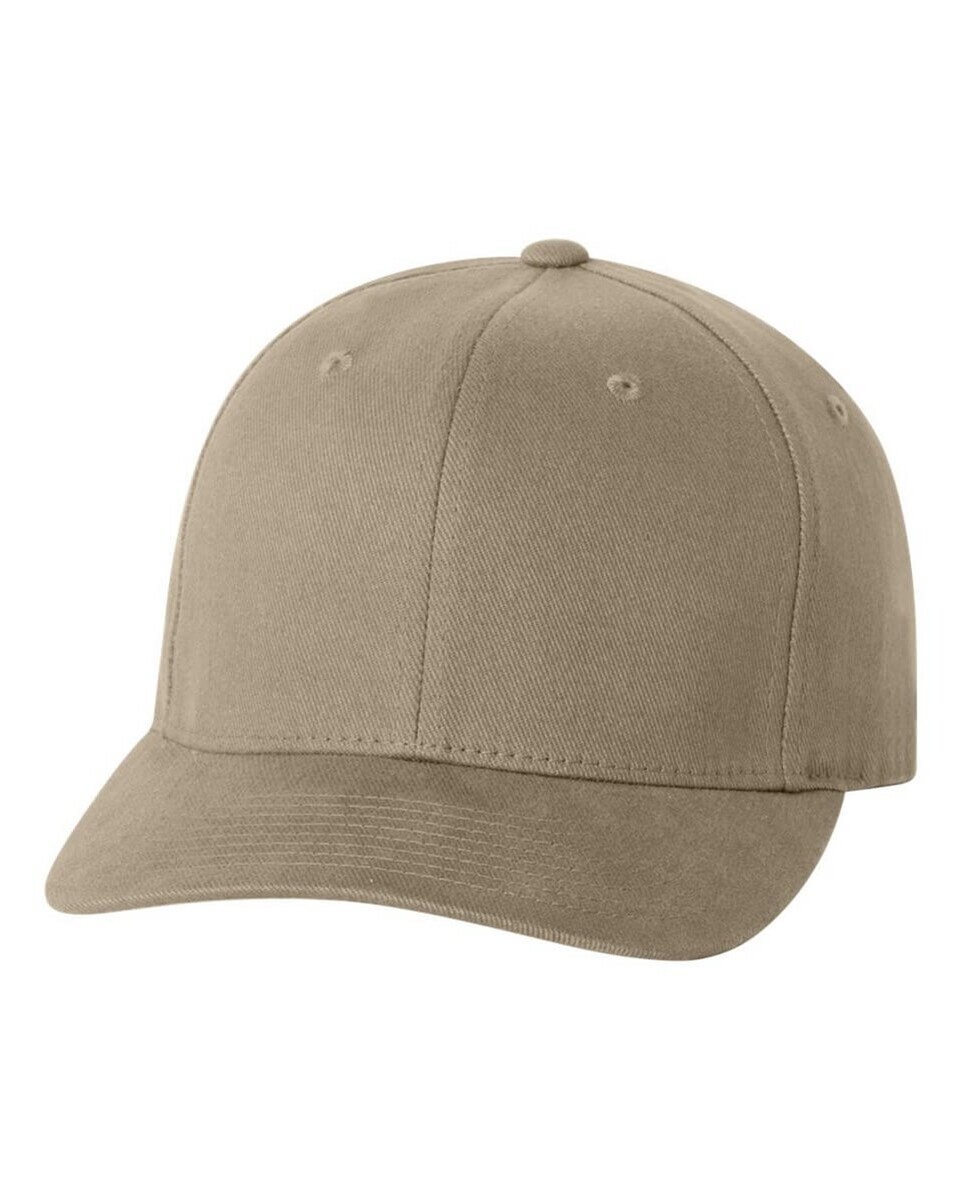 FlexFit 6377 Structured Brushed Twill Hat - BlankApparel.com