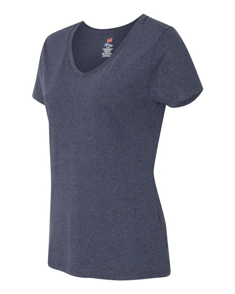 Hanes42VT Women's Perfect-T Triblend V-Neck T-Shirt