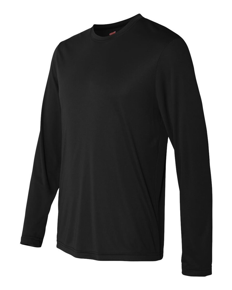 Hanes 482L Cool Dri Long Sleeve Performance T-Shirt - BlankApparel.com