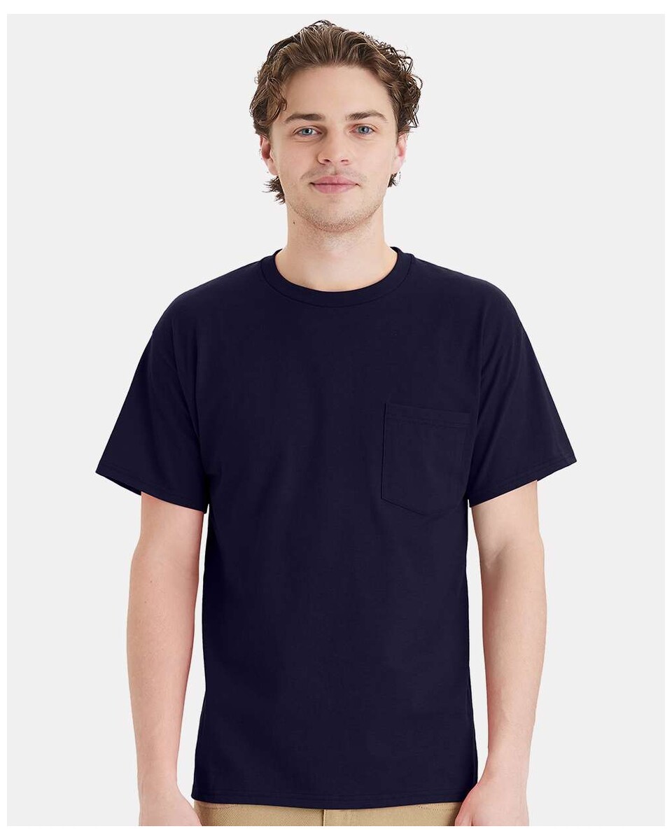 Hanes5290P Essential-T Pocket T-Shirt