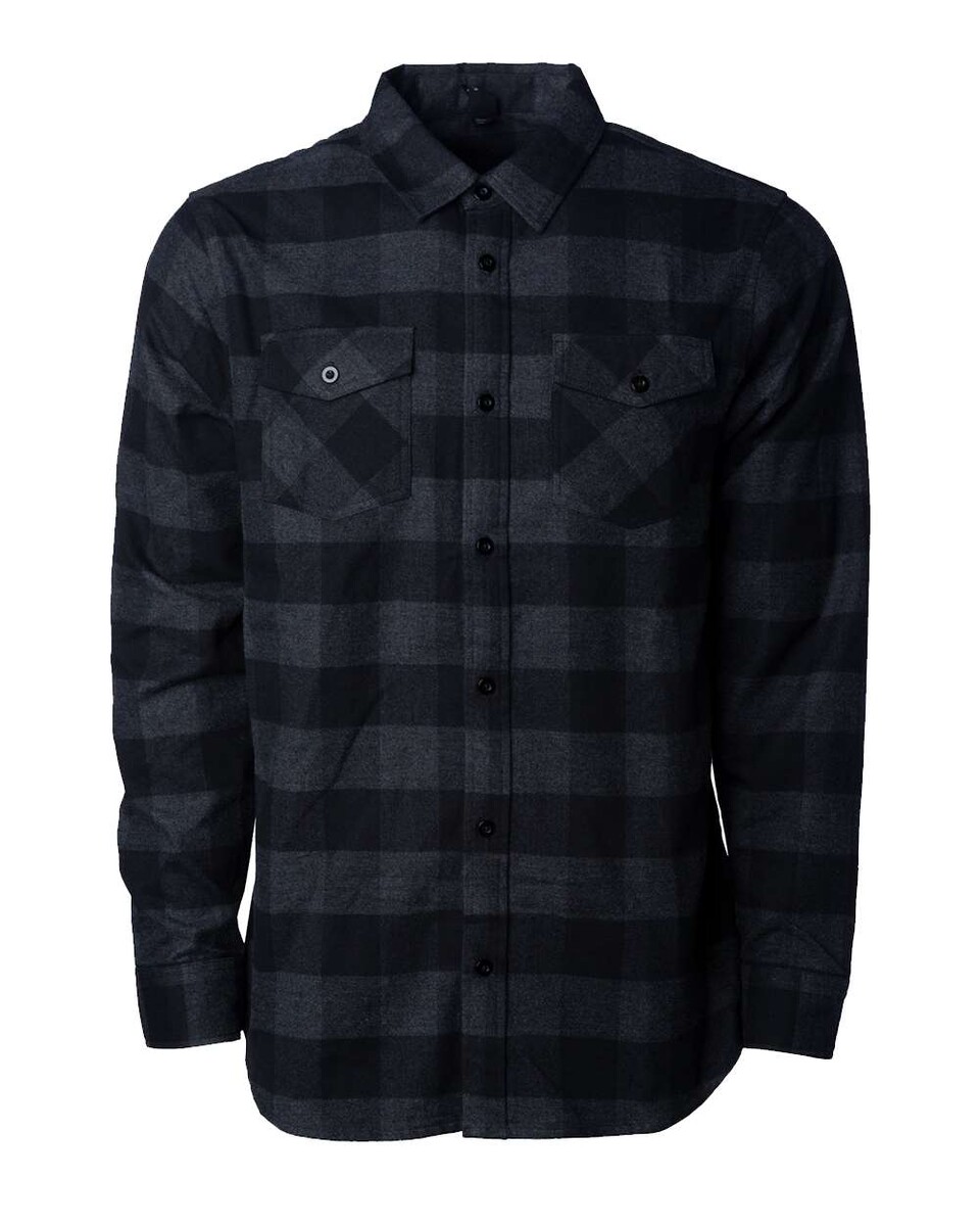 Independent Trading EXP50F Flannel Shirt - BlankApparel.com