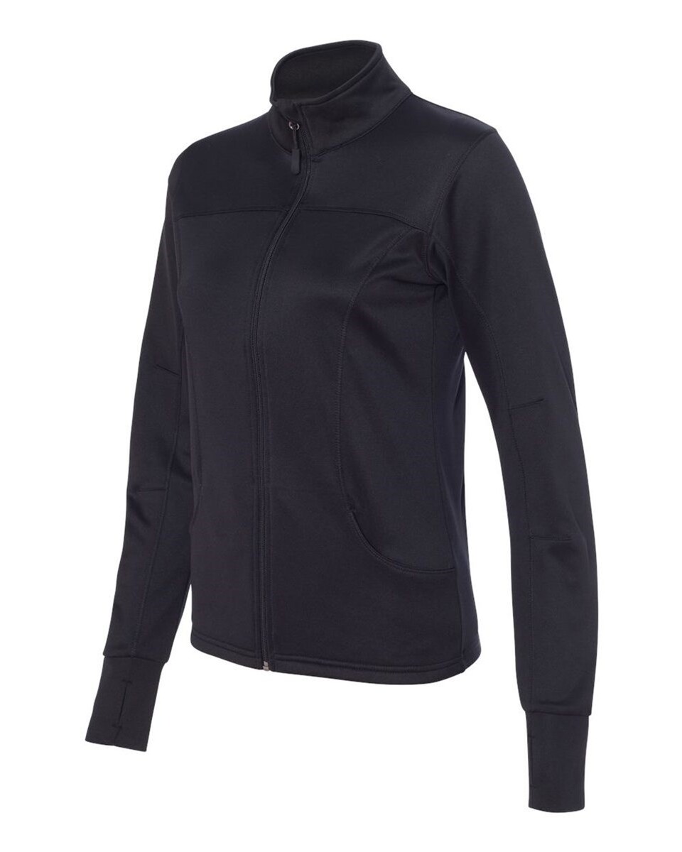 Independent Trading EXP60PAZ Women's Poly-Tech Full-Zip Track Jacket ...
