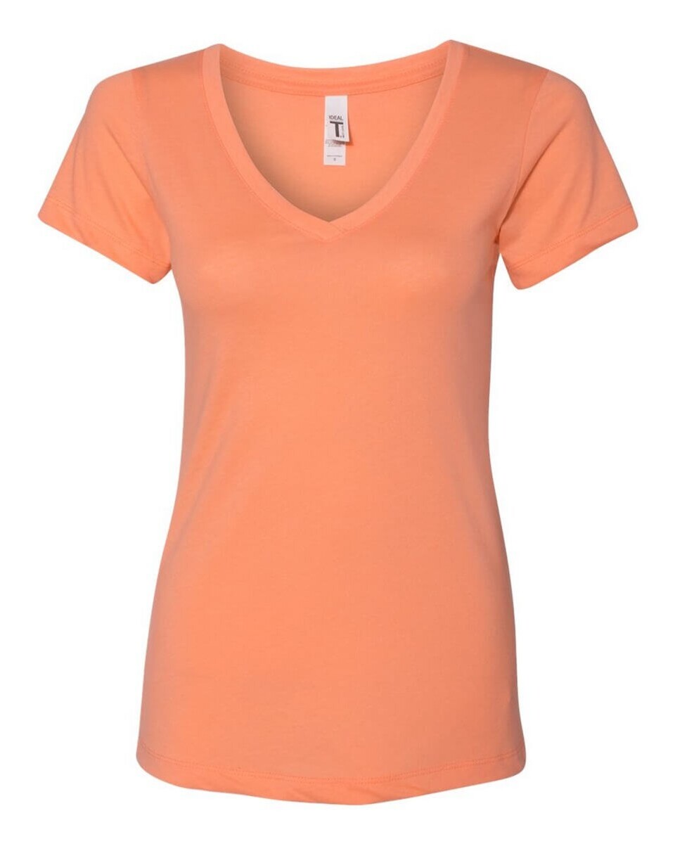 Next Level Women's Ideal V-Neck T-Shirt (Cancun) - Soft Casual Tee - View #7