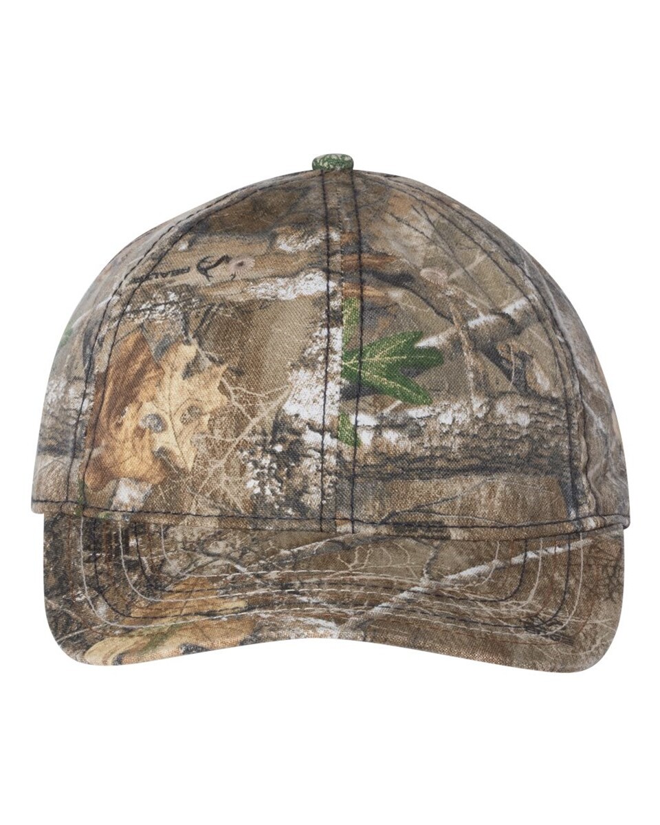 Outdoor Cap CWF315 Camo Cap with American Flag Undervisor - BlankCaps.com