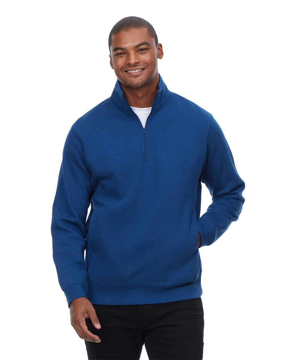 Thread Fast Apparel Threadfast Apparel 320Q Ultimate Fleece Quarter-Zip Sweatshirt ...