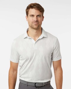 Adidas A2008 100% Polyester-Men's Ultimate365 Textured Polo 100% Polyester