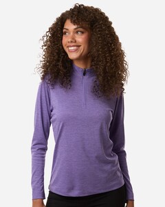 AllPro 4HM70L 3XL-Women's Pro-Lock Performance Mélange Quarter-Zip Pullover 3XL