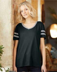 Women’s Vintage Jersey Varsity Tee Alternative Apparel 5058