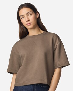 American Apparel FTCB0-Women's French Terry Mid-Length Boxy Top